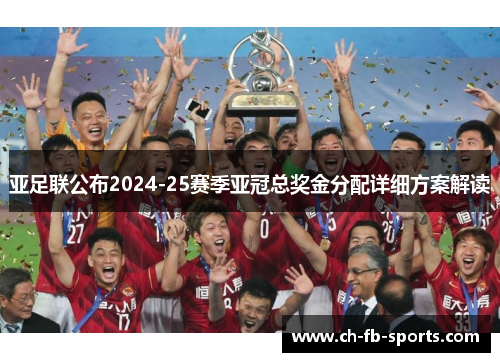 亚足联公布2024-25赛季亚冠总奖金分配详细方案解读